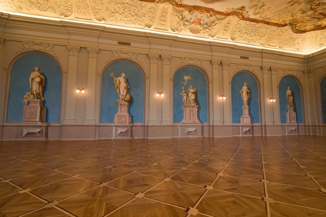 Modrý sál po rekonstrukci